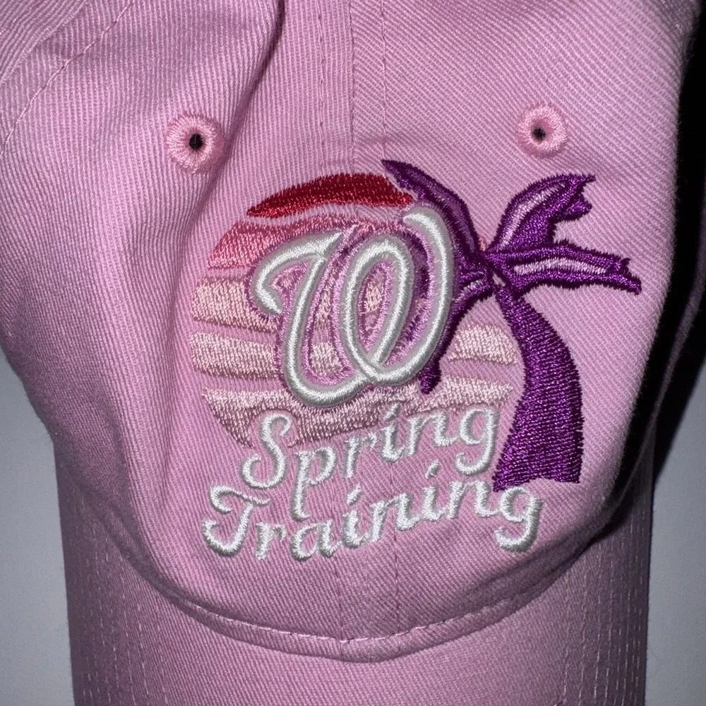 Women's New Era Washington Nationals SpringTraining‎ 9TWENTY Hat Pink Adjustable